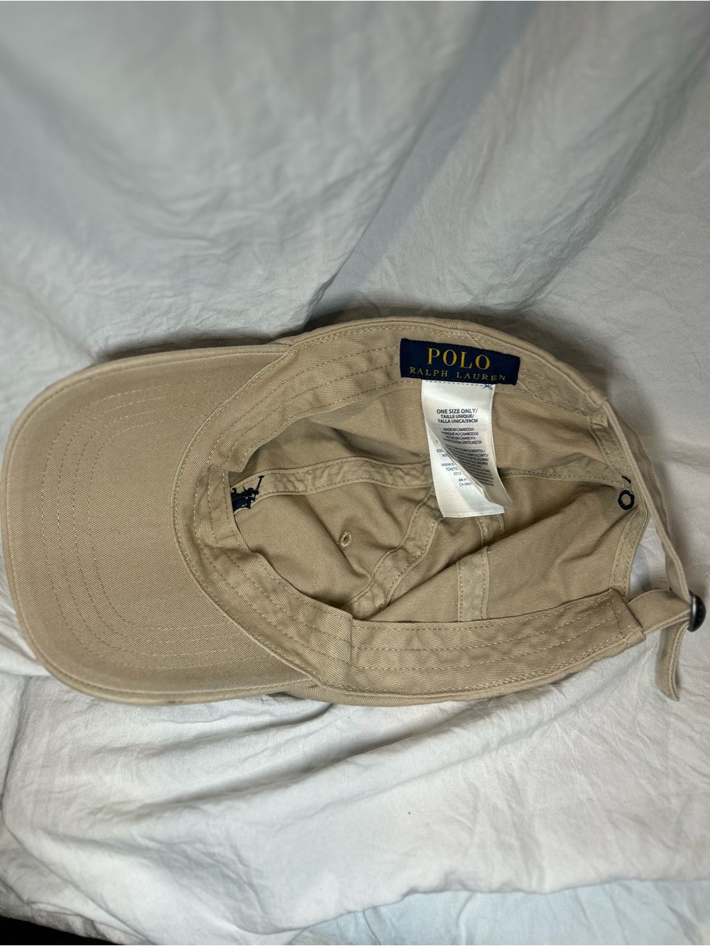 Polo by Ralph Lauren Cotton Chino Baseball Cap - Picture 7 of 7
